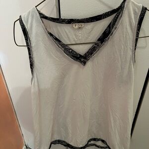 POL Monochrome Sleeveless Top